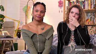 I'll swallow your cum, cocksucker, as I get gangbanged by these lesbian freaks