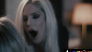 Blazing Lesbians Heat Up as Candy Cunt✌ Fucks Ann's Ana in Intense Threesome