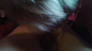 Threesome  Treason  Gangbang  Wife MILF doggy style sucks husband dick, lover fucks pussy  Cuckold