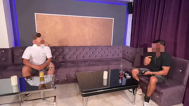 bisexual wives hide from husbands in club bathroom  lesbian sex