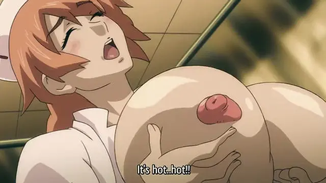 A nurse with big desires takes in two hard shafts