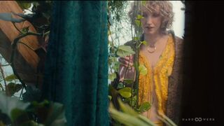 GREENHOUSE GANGBANG - Horny Redhead Serafina'S Green Thumbs Makes a Bunch of Cocks Cum