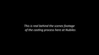 Amateur shares big cock with tiny casting agent
