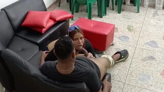 HERMOSA LATINA SEDUCTORA DE TETAS MADURAS ME HACE LAS MEJORES MAMADAS CUANDO ME VISITA 2 parte