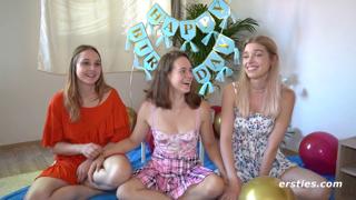 Blow-job birthday bash: Anca's nasty party gets wilder