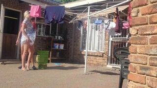 Wife Hardcore Neighbor Outdoor Fuck Session