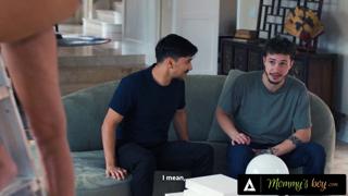 Young studs brutal screwing nasty older lady