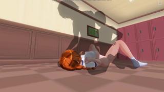 Naughty😈 schoolgirl gets gang-banged by lustful men amidst steamy locker shower🚿 vibes