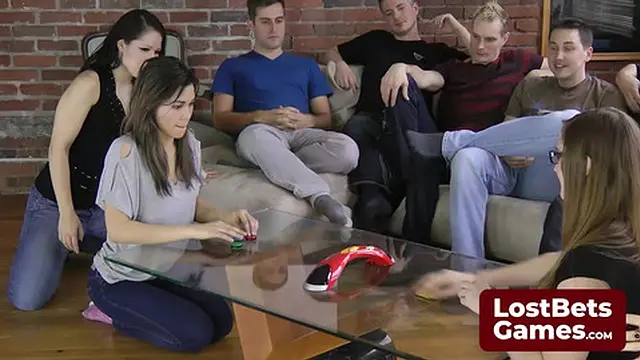 A wild party turns even crazier when the girls starts playing a strip game