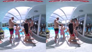 Raw Dogged at the Water Park by a Crew of Hotties