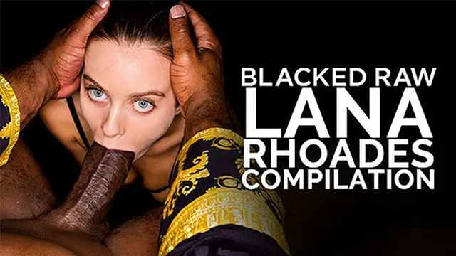 Blacked-out Lana Rhoades gets gangbanged by five black cocks &mdash;  facial cumshots galore!