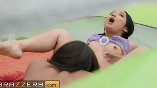 Quintessential campers Avery Black & Zoey Sinn get down, dirty, and debauched in a steamy three-way tryst with the rugged Farm Guy 