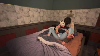 Tangled Threesome with Cum Frenzy